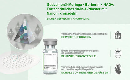 🇩🇪 Offizieller deutscher Shop | Geelemon® Moringa · Berberin × NAD+ 𝟏𝟎-𝐢𝐧-𝟏 𝐀𝐝𝐯𝐚𝐧𝐜𝐞𝐝 𝐍𝐚𝐧𝐨-𝐌𝐢𝐤𝐫𝐨𝐧𝐚𝐝𝐞𝐥-𝐏𝐚𝐭𝐜𝐡 — 𝐄𝐢𝐧𝐦𝐚𝐥 𝐭ä𝐠𝐥𝐢𝐜𝐡, 𝐬𝐢𝐜𝐡𝐭𝐛𝐚𝐫𝐞 𝐄𝐫𝐠𝐞𝐛𝐧𝐢𝐬𝐬𝐞 𝐢𝐧 𝟕 𝐓𝐚𝐠𝐞𝐧