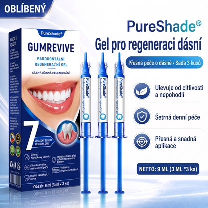 PureShade®👍🦷GumRevive regenerační gel na dásně – pro zdravější dásně a sebevědomější úsměv 👍