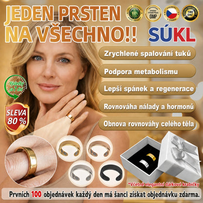 Resupe® Magnetický prsten pro podporu hubnutí a metabolismu: 3násobná aktivace metabolismu — stačí jen 30 minut denně pro podporu spalování tuků a lymfatického systému. Navíc přispívá k pohodlí kloubů, kvalitnějšímu spánku a lepší mentální svěžesti.