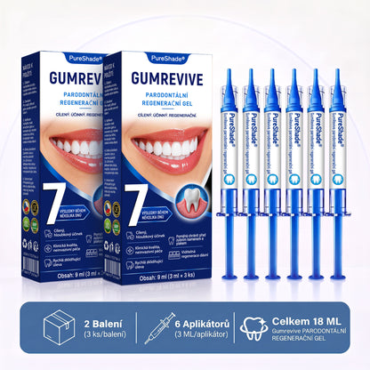 PureShade®👍🦷GumRevive regenerační gel na dásně – pro zdravější dásně a sebevědomější úsměv 👍