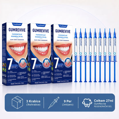 PureShade®👍🦷GumRevive regenerační gel na dásně – pro zdravější dásně a sebevědomější úsměv 👍