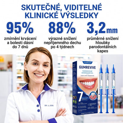 PureShade®👍🦷GumRevive regenerační gel na dásně – pro zdravější dásně a sebevědomější úsměv 👍