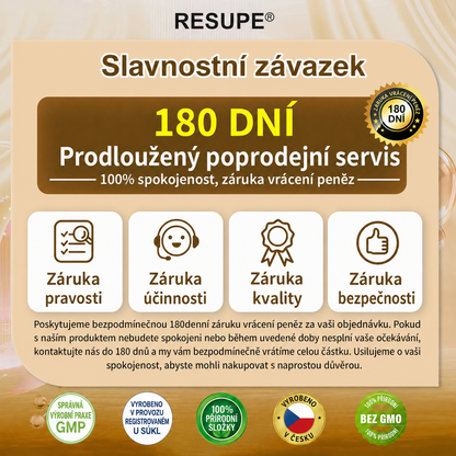 Resupe® Magnetický prsten pro podporu hubnutí a metabolismu: 3násobná aktivace metabolismu — stačí jen 30 minut denně pro podporu spalování tuků a lymfatického systému. Navíc přispívá k pohodlí kloubů, kvalitnějšímu spánku a lepší mentální svěžesti.