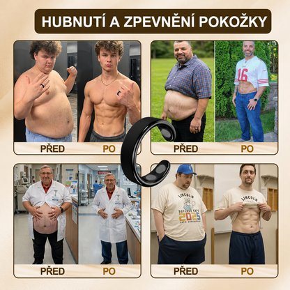 Resupe® Magnetický prsten pro podporu hubnutí a metabolismu: 3násobná aktivace metabolismu — stačí jen 30 minut denně pro podporu spalování tuků a lymfatického systému. Navíc přispívá k pohodlí kloubů, kvalitnějšímu spánku a lepší mentální svěžesti.